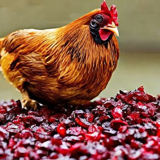 can chickens eat dried cranberries